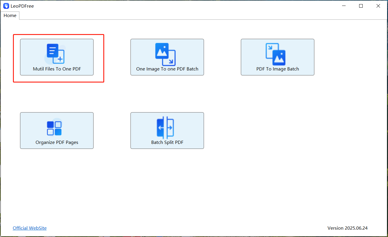 how to merge pdf step 1
