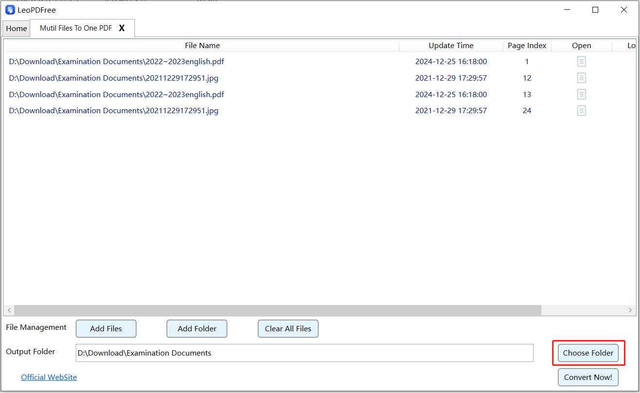 how to merge pdf step 2