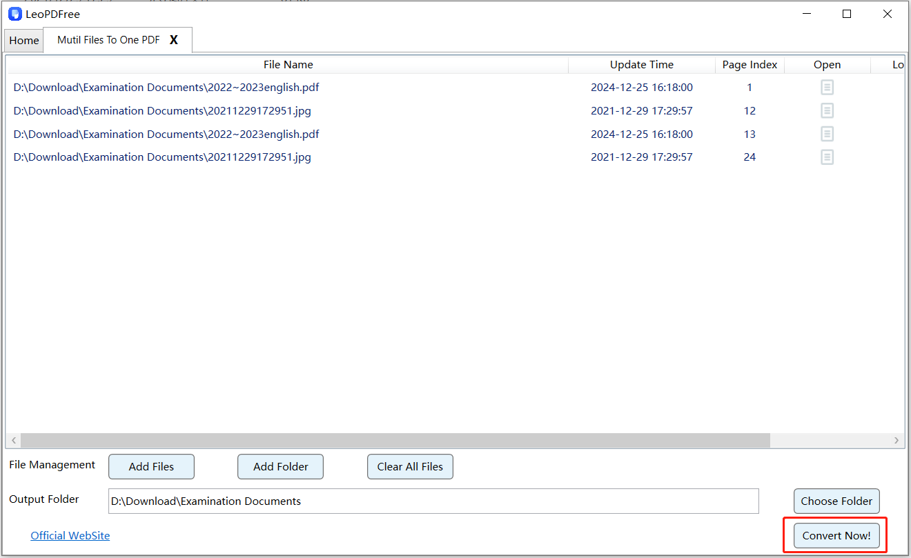 how to merge pdf step 2