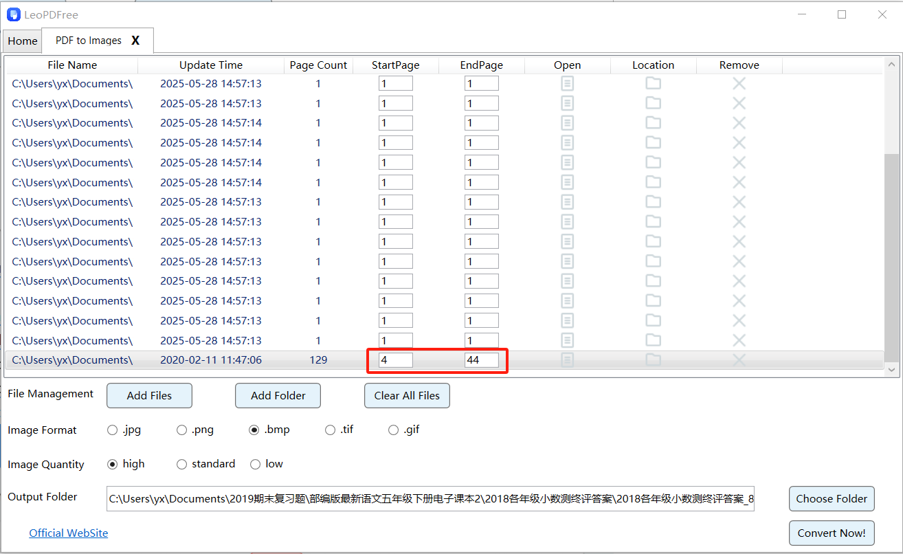 convert pdf to image step 3