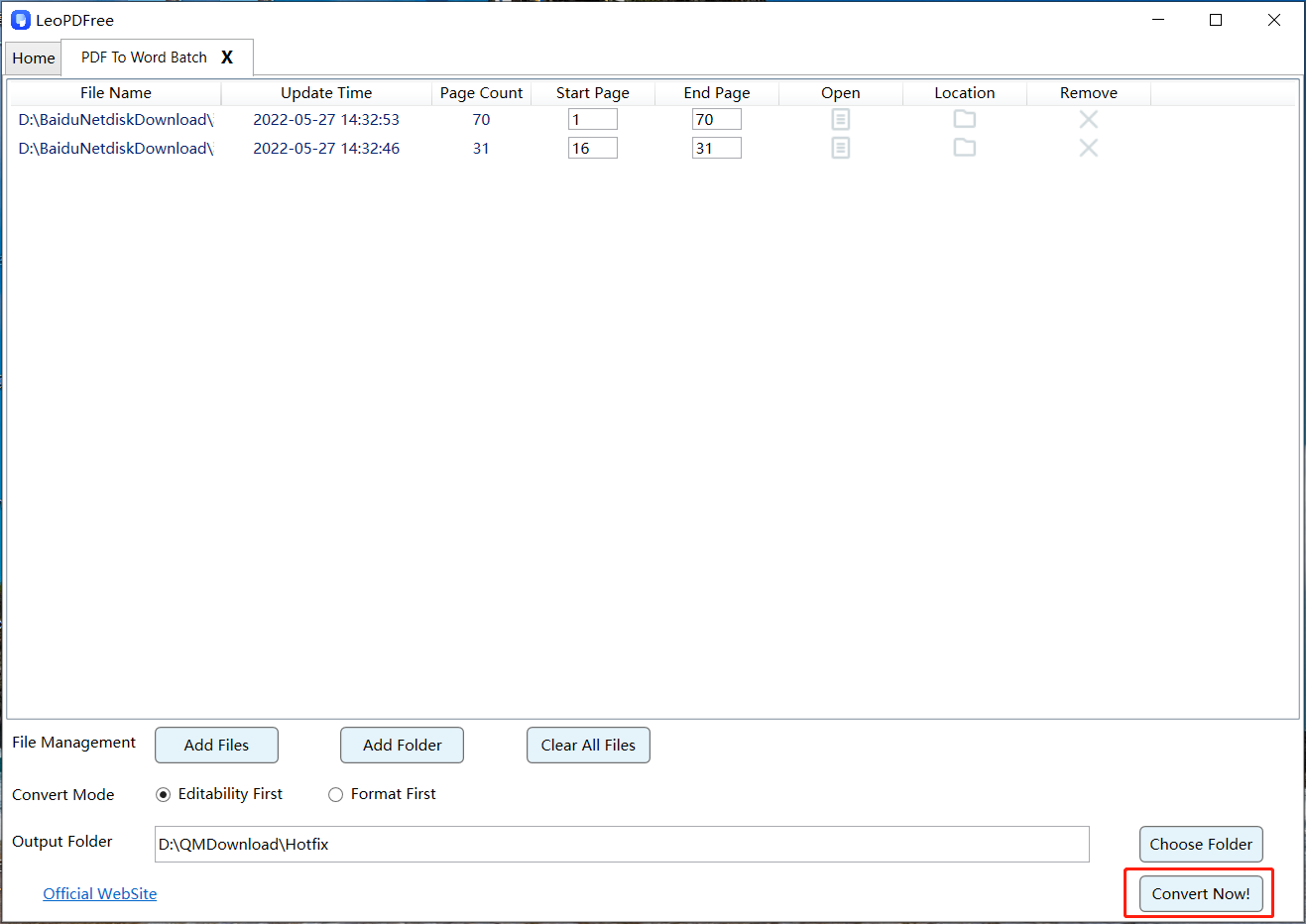 convert pdf to word step 4