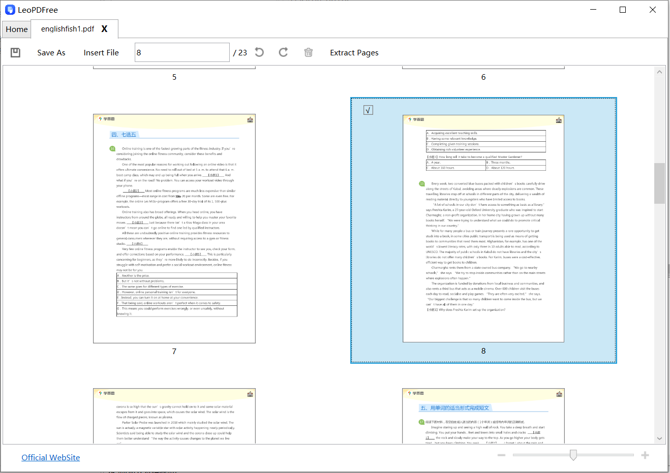 Rearrange at freepdfconvert.com