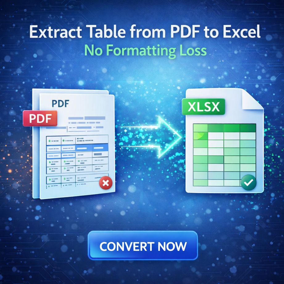 convert pdf to Excel at freepdfconvert.com