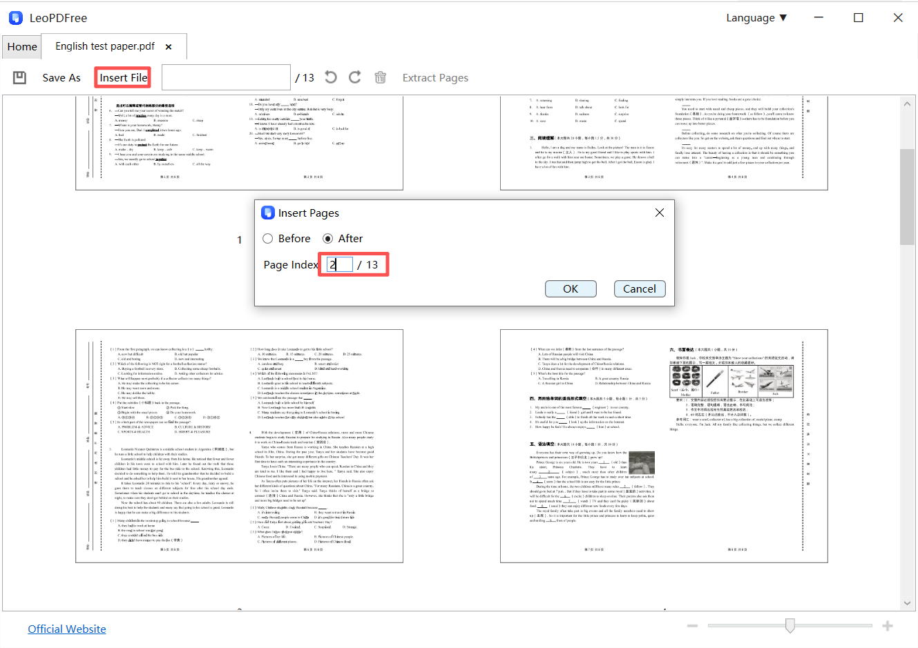 How to Extract pages from PDF?
