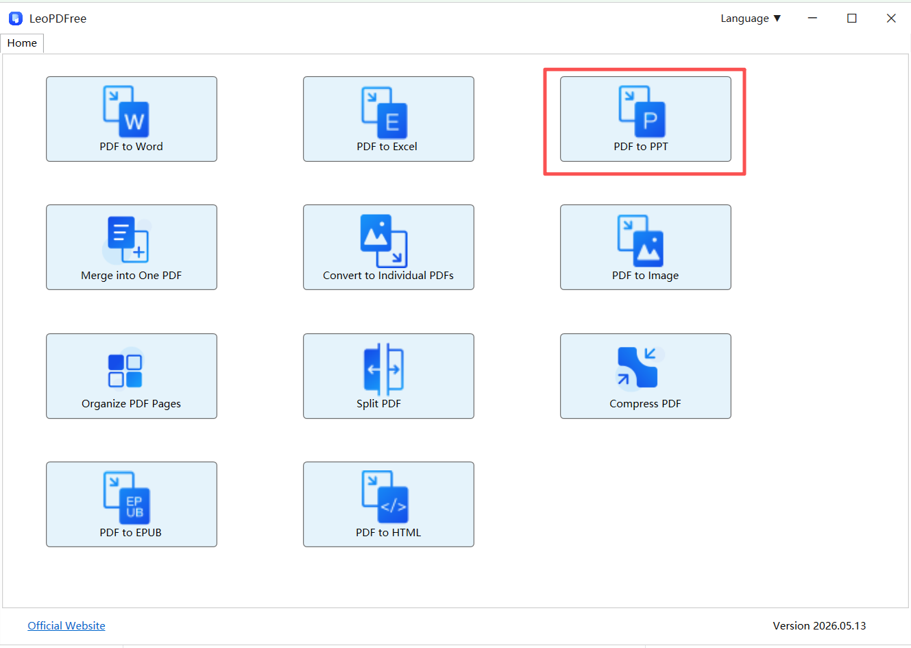 convert pdf to ppt