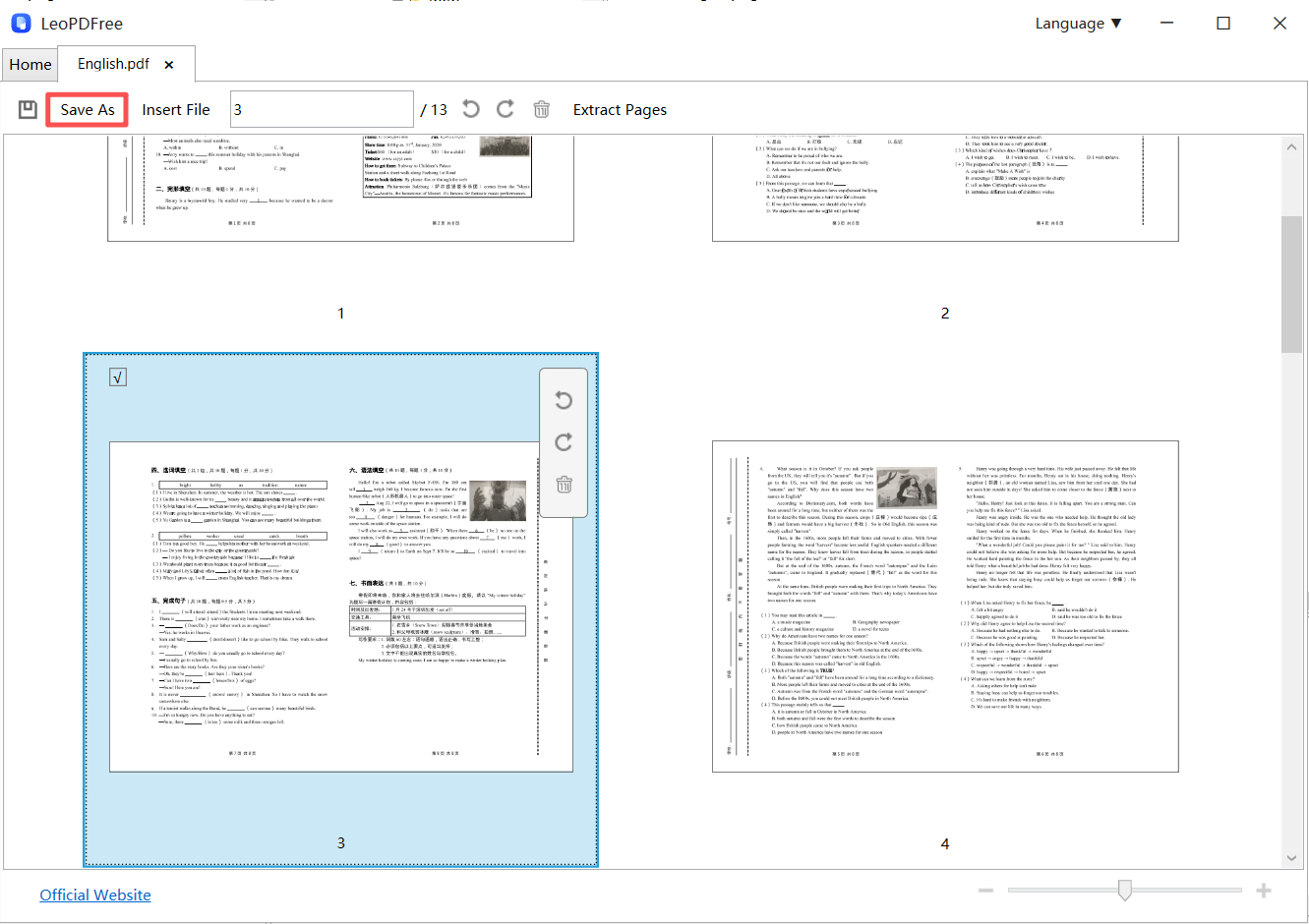 pdf to Reorder at freepdfconvert.com
