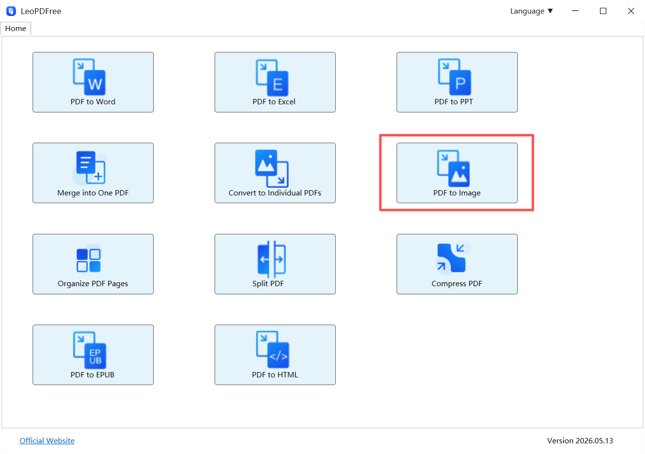 convert pdf to image step 1