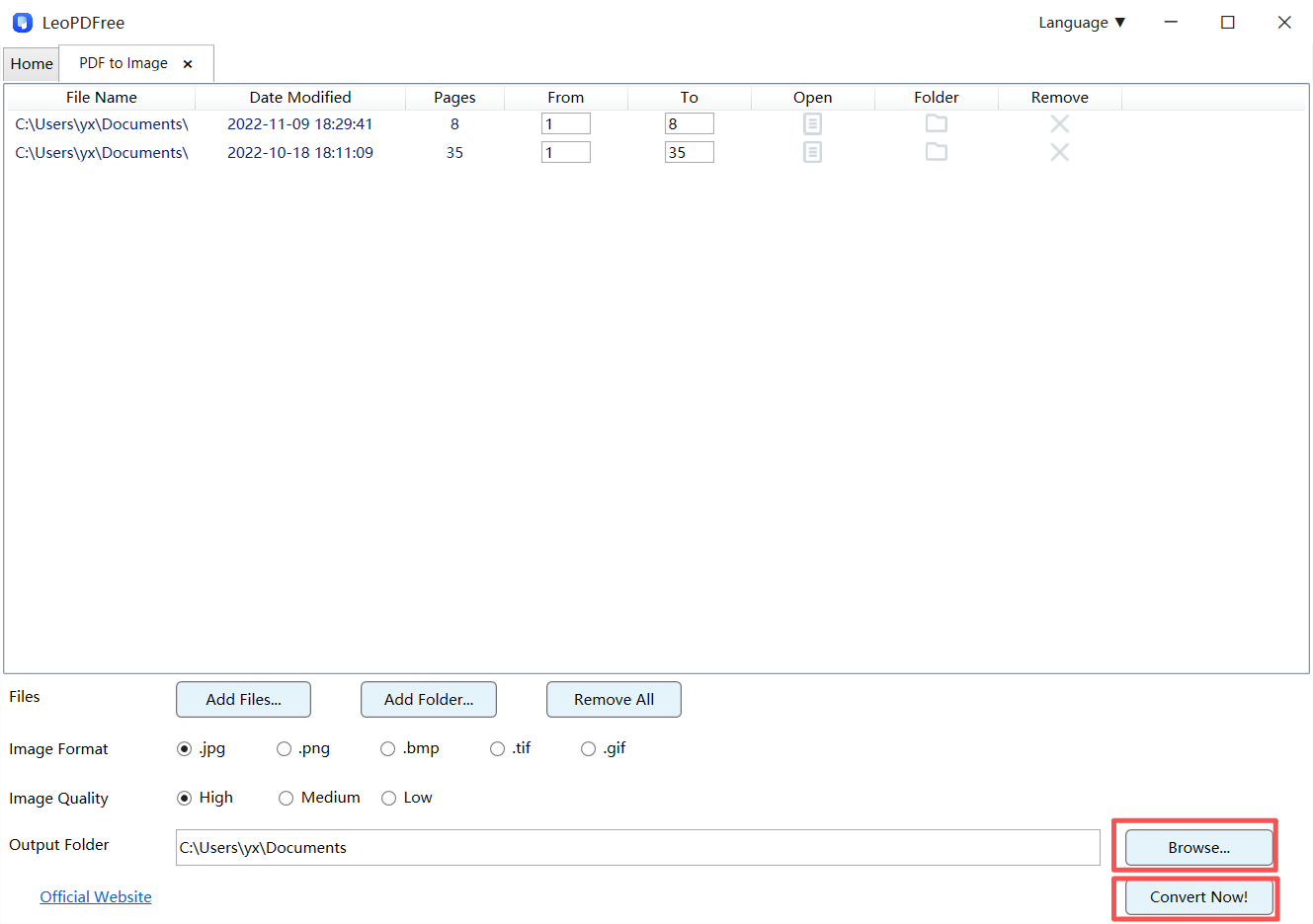 convert pdf to image step 3