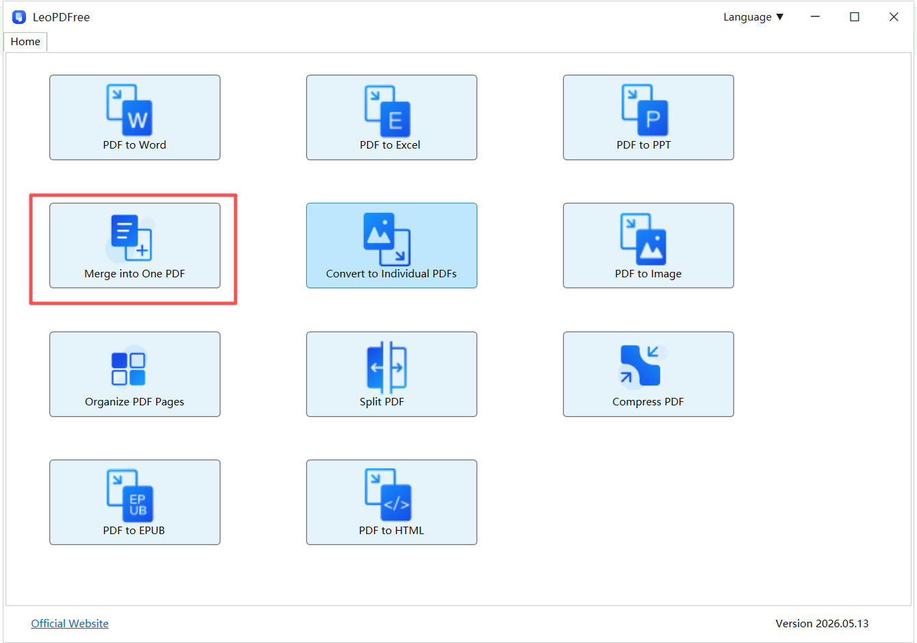 how to merge pdf step 1