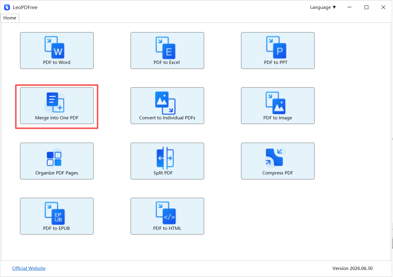 convert pdf meger PDf at freepdfconvert.com