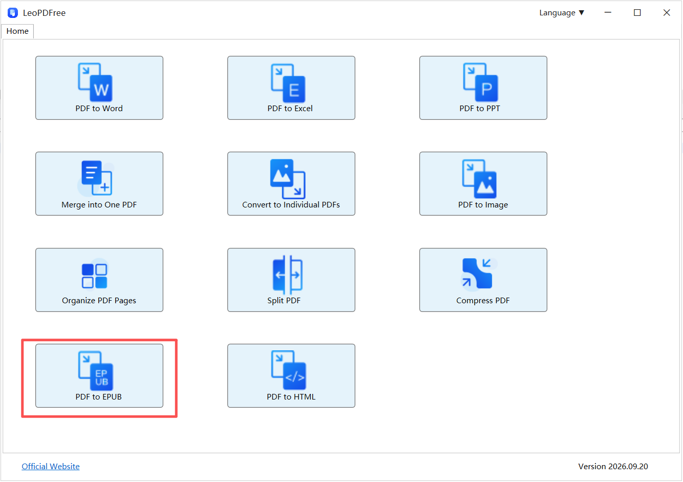 convert pdf to EPUB at freepdfconvert.com